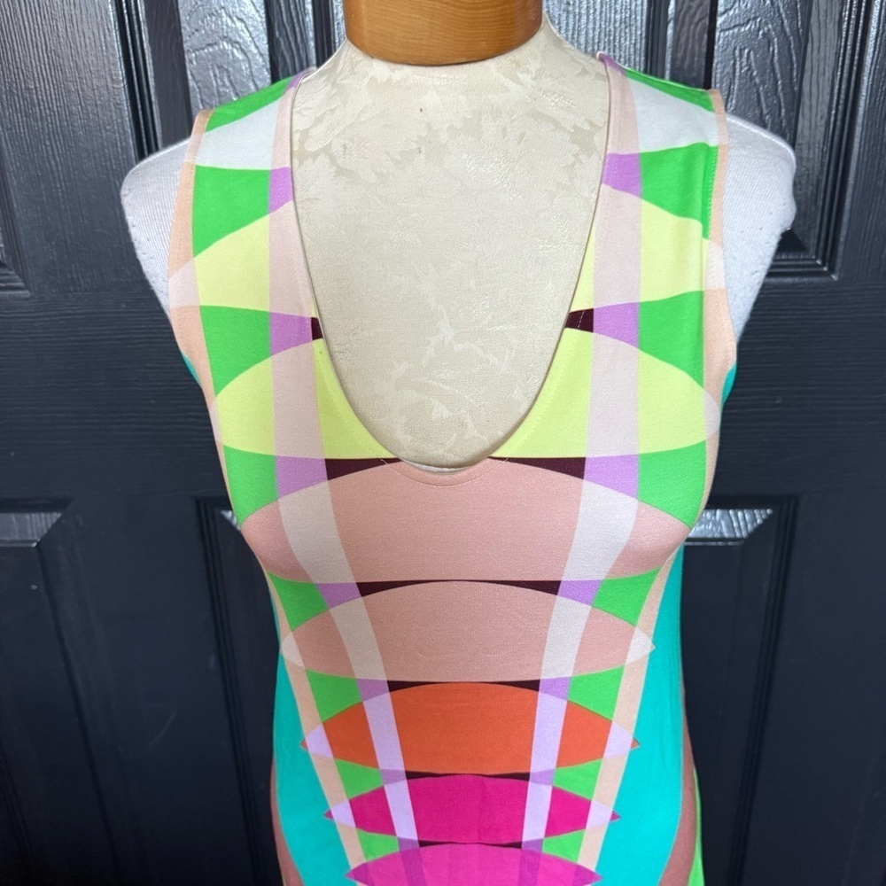 NWOT Mara Hoffman Beams Yellow Shift Dress XS - Picture 3 of 10